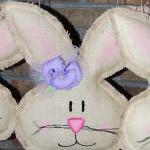 Natural Burlap Girl Easter ..